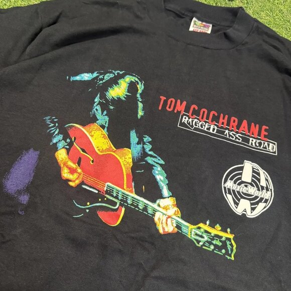 Vintage 90s Tom Cochrane Tour Tee - Picture 2 of 7